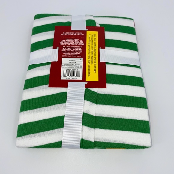 NEW Kids Holiday Elf Pajama Set 2 pc set Christmas - Picture 9 of 11